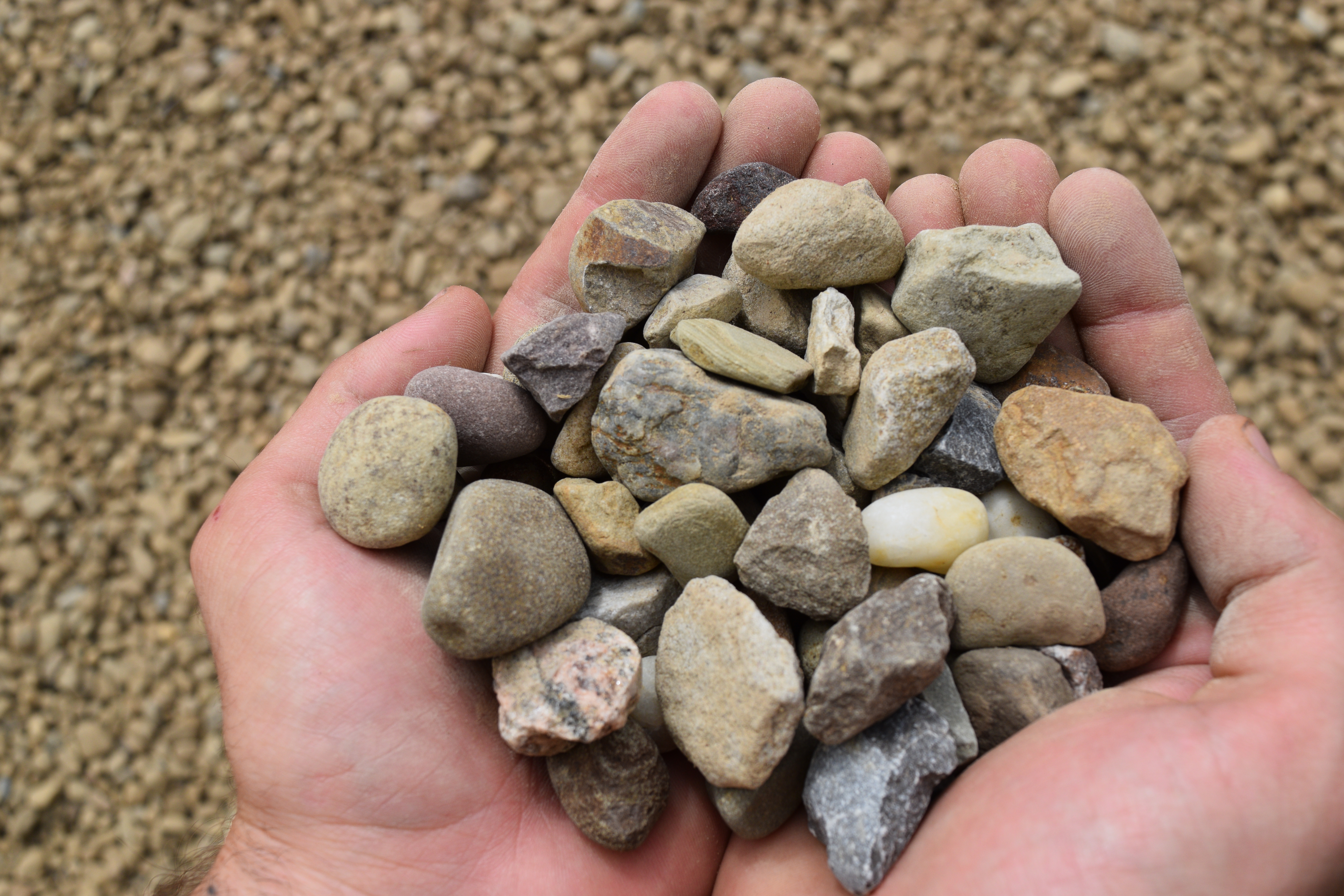 Excellerations® Natural River Stones - Set of 18