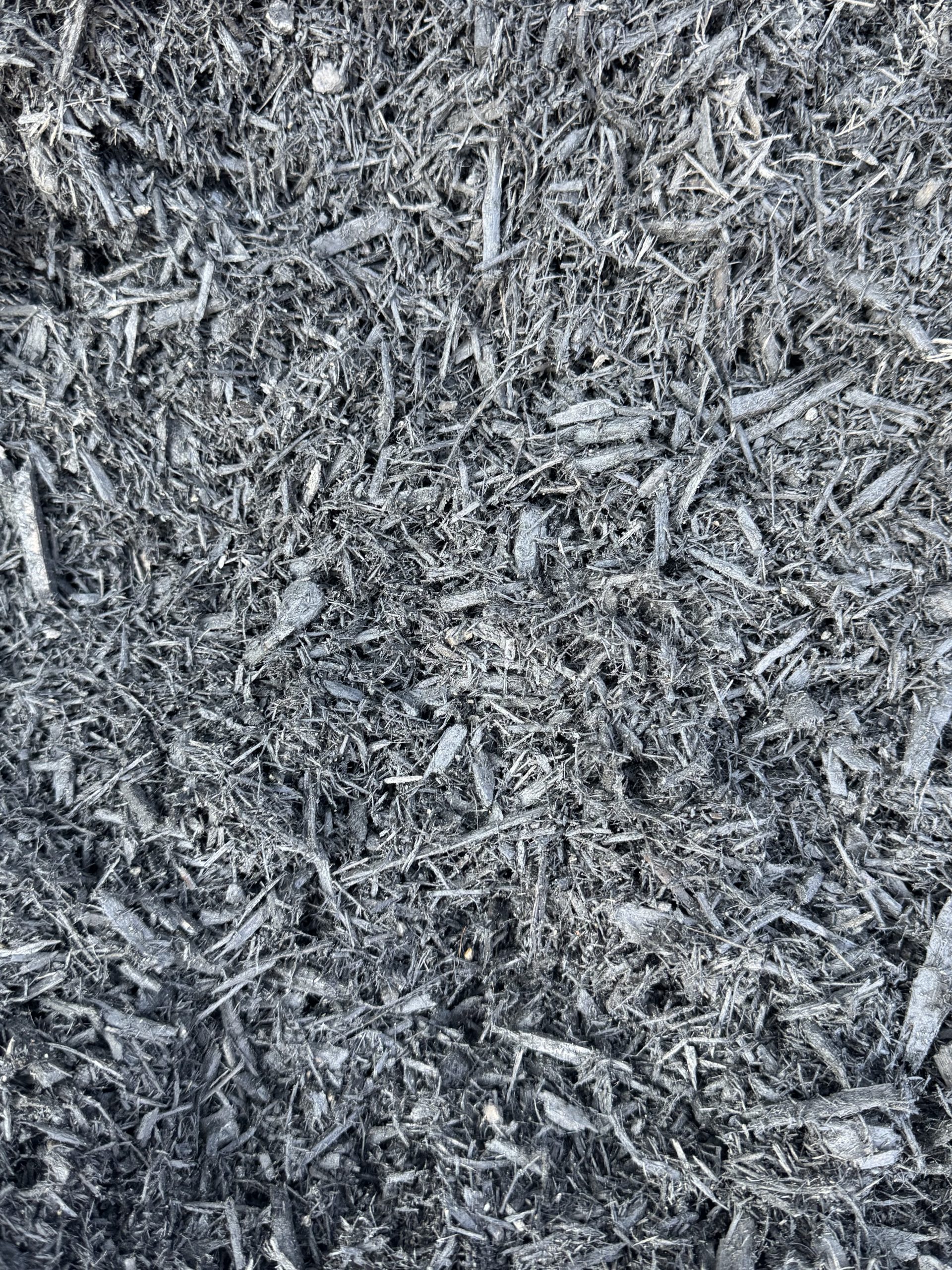 Premium Triple Shredded Dyed Black Mulch - Nordonia Landscape Supplies
